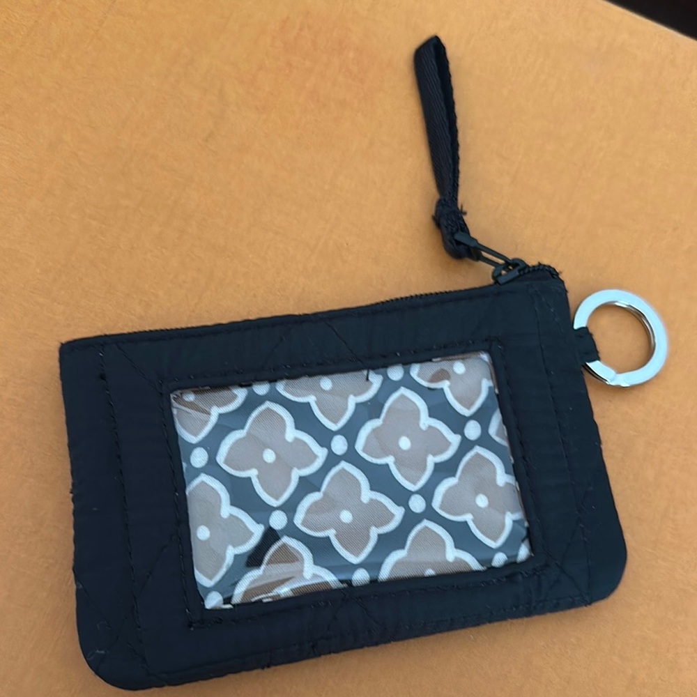 Vera Bradley Black Quilted Phone Wristlet